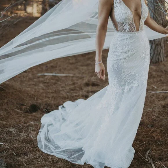 Berta Wedding DressBerta 18-07Size 38 - Tailored to Size 2